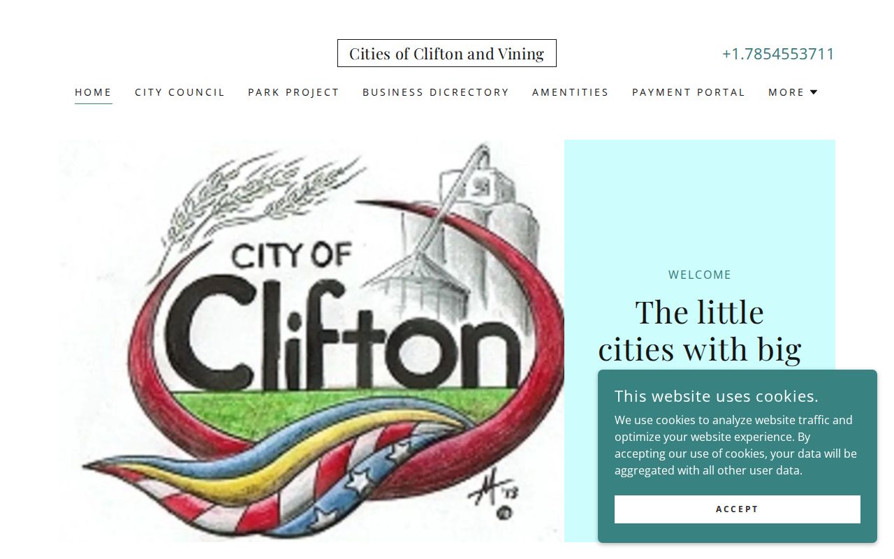 Clifton Kansas county-line and arrest-record routing source